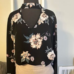 Hippy Rose floral blouse